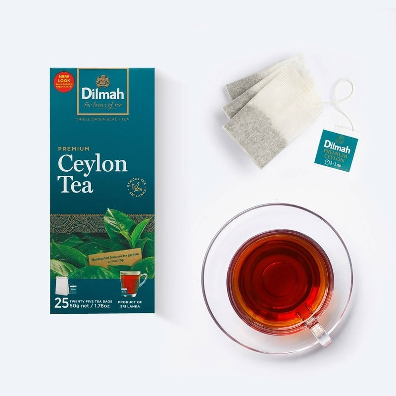 Τσάι Μαύρο Dilmah Premium Ceylon Black Tea 25 Wrapped Tea Bags 50g