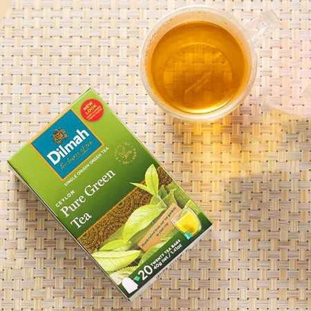 Τσάι Πράσινο Dilmah Pure Green Tea 20 Tea Bags 30g