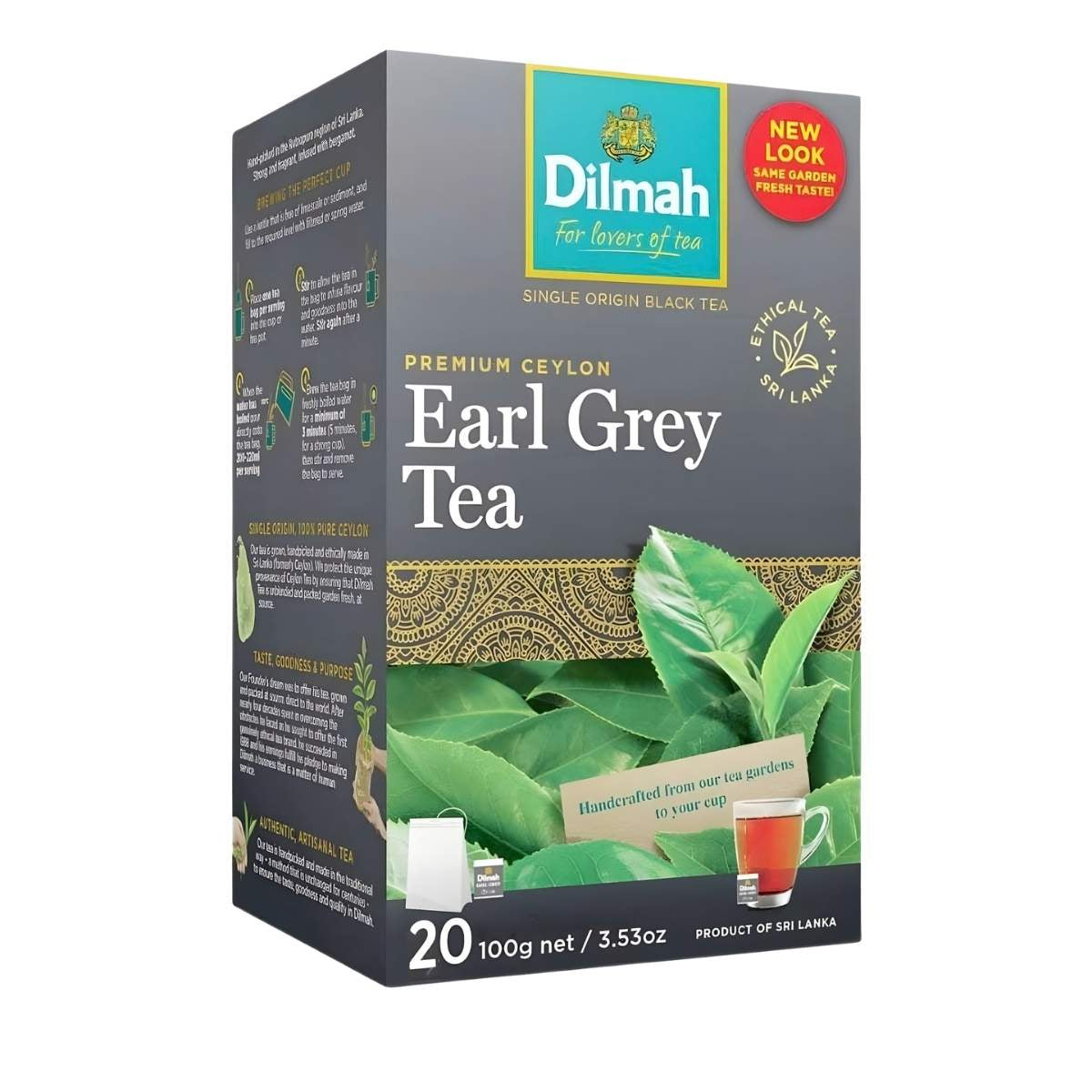 Τσάι Μαύρο Dilmah Earl Grey Ceylon Black Tea 20 Φακελάκια