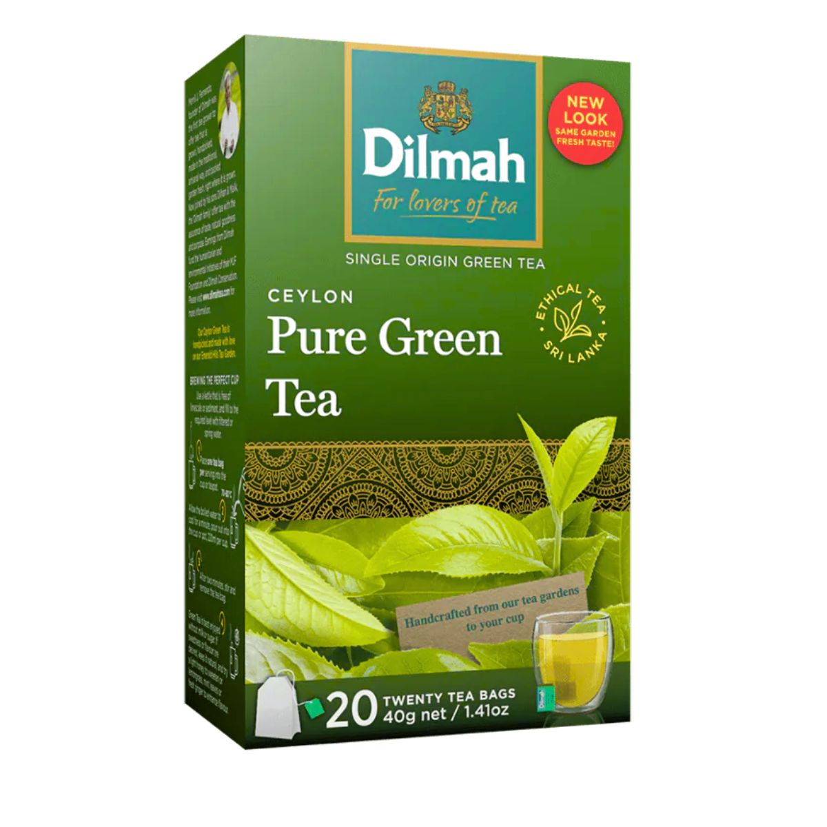 Τσάι Πράσινο Dilmah Pure Green Tea 20 Φακελάκια