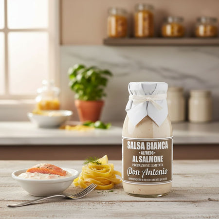Σάλτσα με Σολομό Don Antonio Salsa Bianca Alfredo Al Salmone