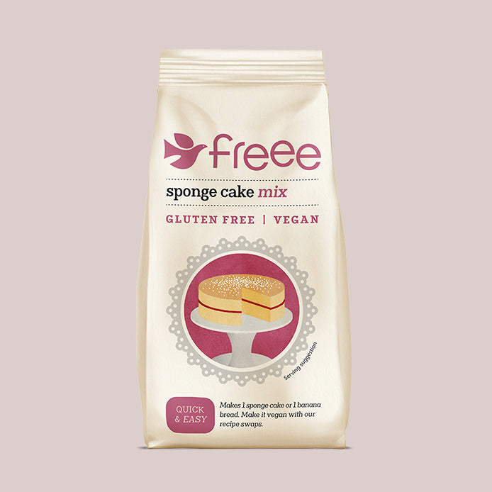 Doves Farm Freee Sponge Cake Mix Gluten Free Vegan 350gr-B