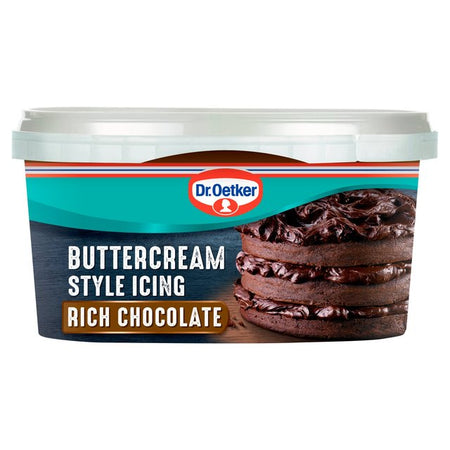 Dr. Oetker Buttercream Style Icing Rich Chocolate Flavour 400g