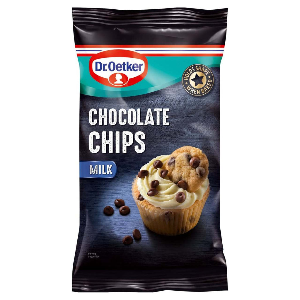 Dr. Oetker Chocolate Chips Milk 100g-A