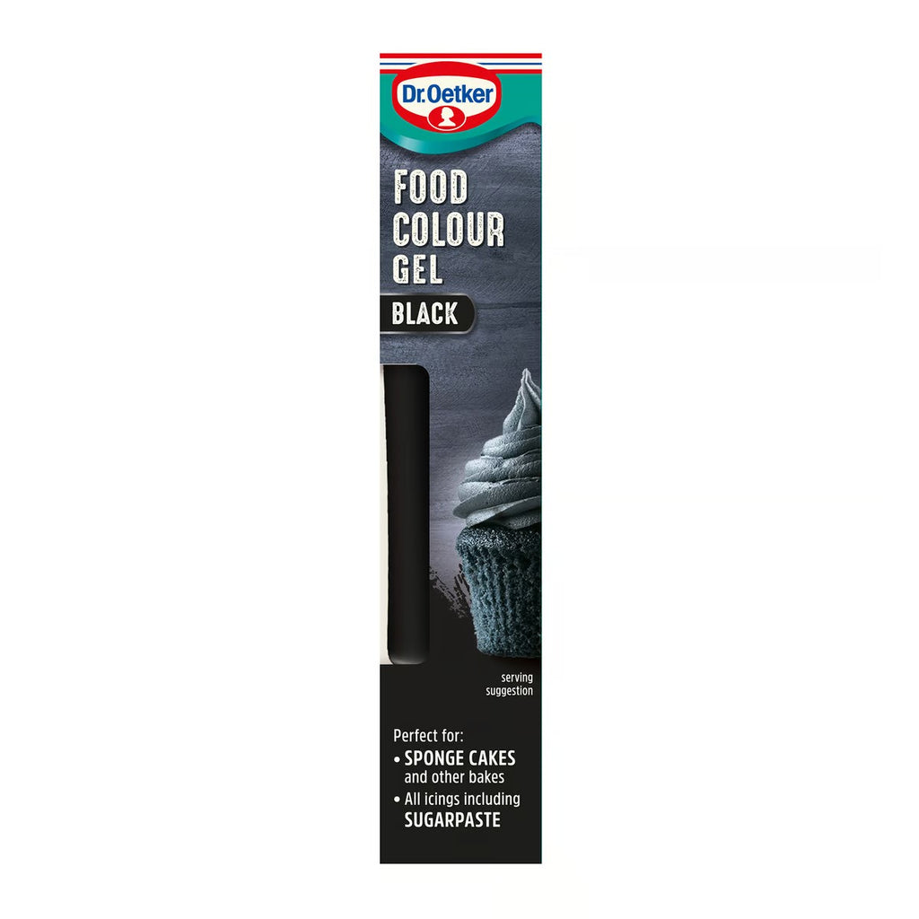 Χρώμα Ζαχαροπλαστικής Τζελ Μαύρο Dr. Oetker Extra Strong Food Colour Gel Black 15ml