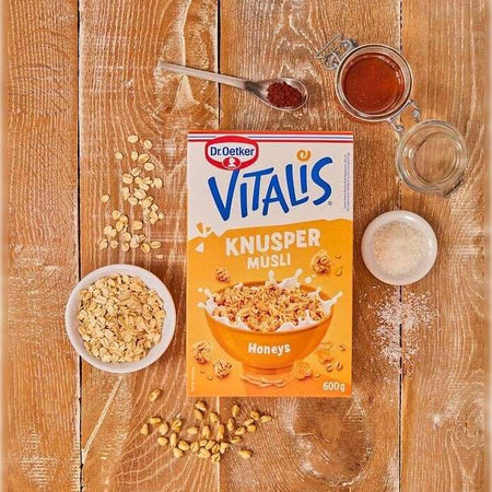 Δημητριακά Μούσλι με Μέλι Dr. Oetker Vitalis Knusper Honeys 600g