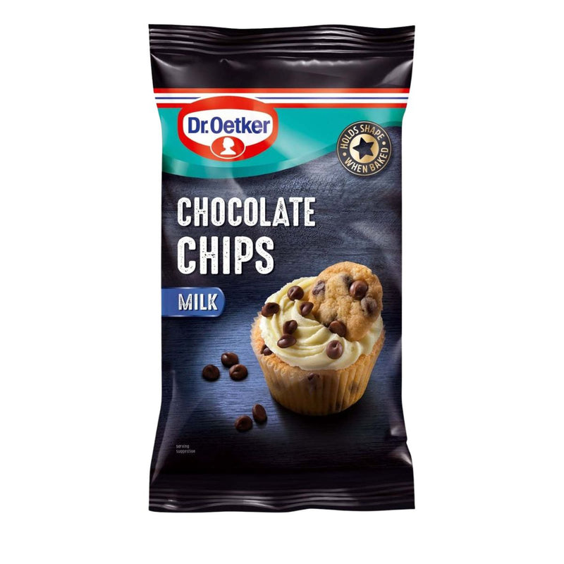 Σταγόνες Σοκολάτας Γάλακτος Dr. Oetker Chocolate Chips Milk