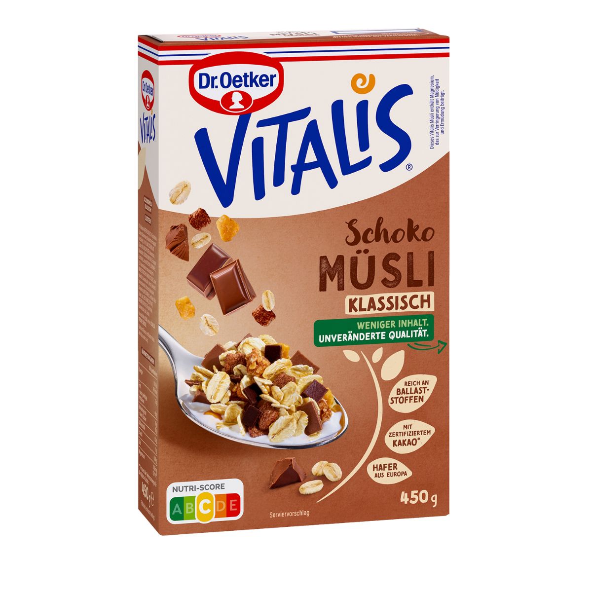 Μούσλι με Σοκολάτα Dr. Oetker Vitalis Schokomusli