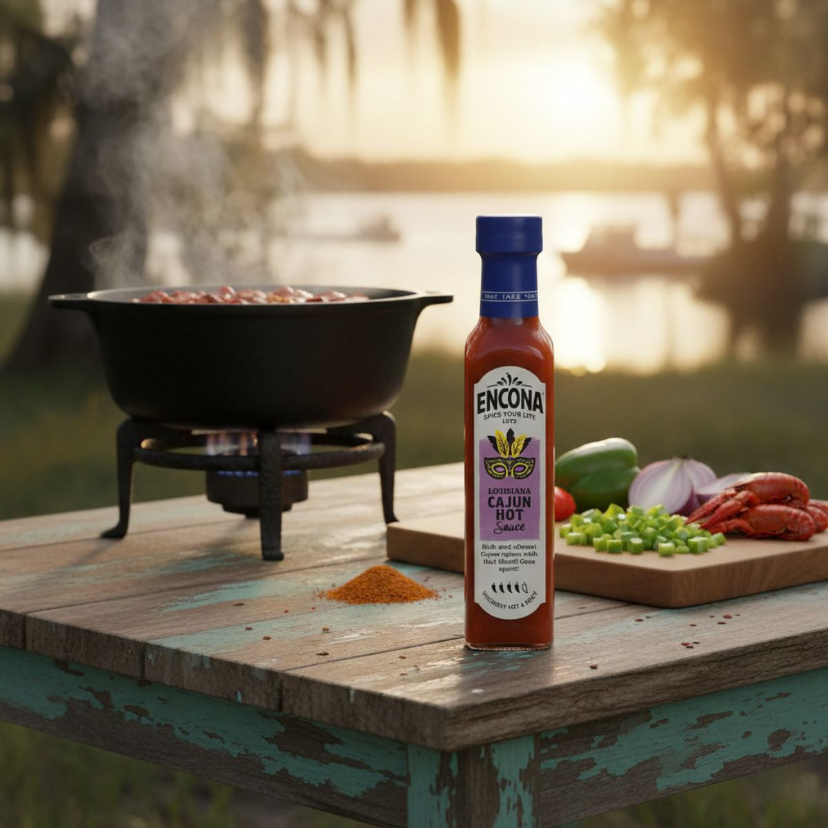Σάλτσα Encona Luisiana Cajun Hot Sauce