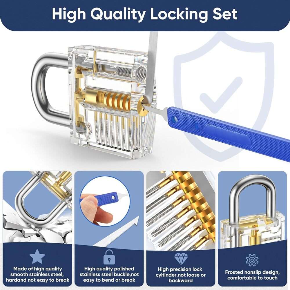Σετ Πρακτικής Ξεκλείδωμα Κλειδαριών Eventronic Lock Picking Set 25 ΤεμαχίωνΣετ Πρακτικής Ξεκλείδωμα Κλειδαριών Eventronic Lock Picking Set 25 Τεμαχίων