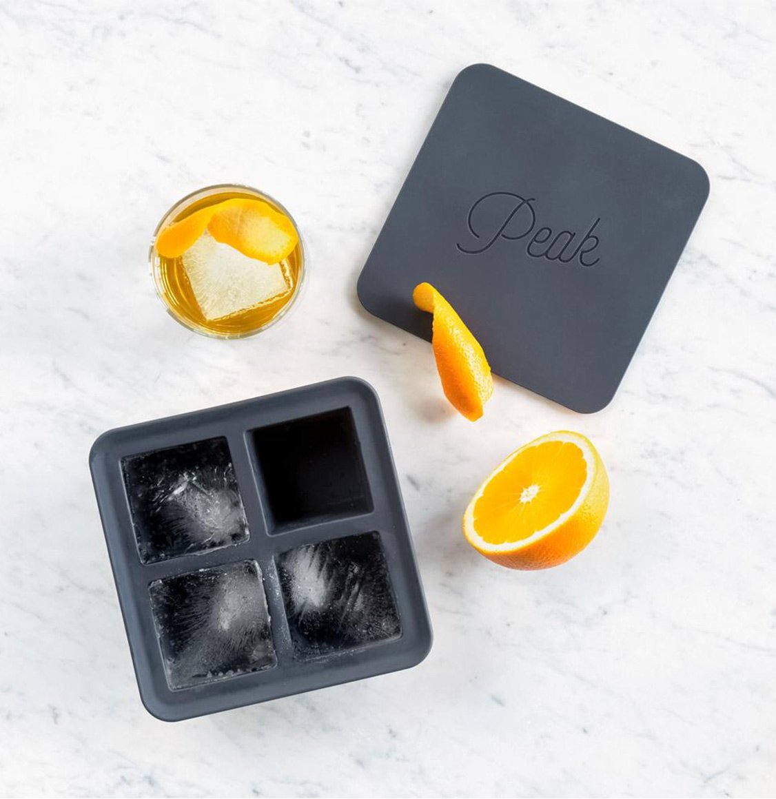 Παγοθήκη Σιλικόνης για Τετράγωνα Παγάκια Extra Large Ice Cube Tray