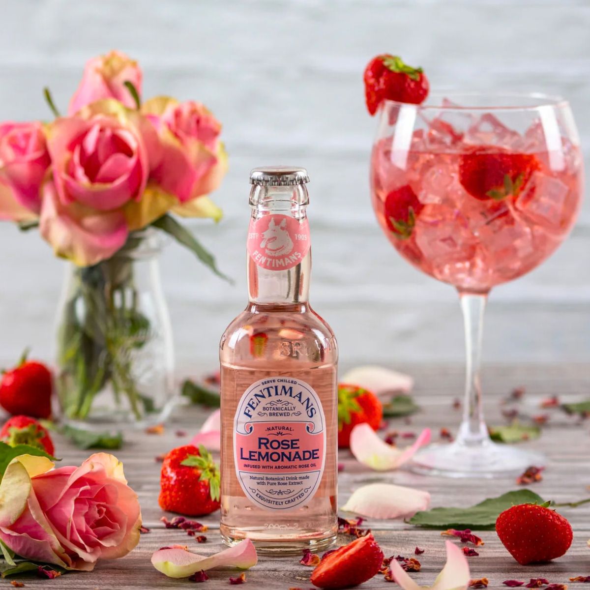 Αναψυκτικό Λεμονάδα Τριαντάφυλλο Fentimans Botanically Brewed Rose Lemonade