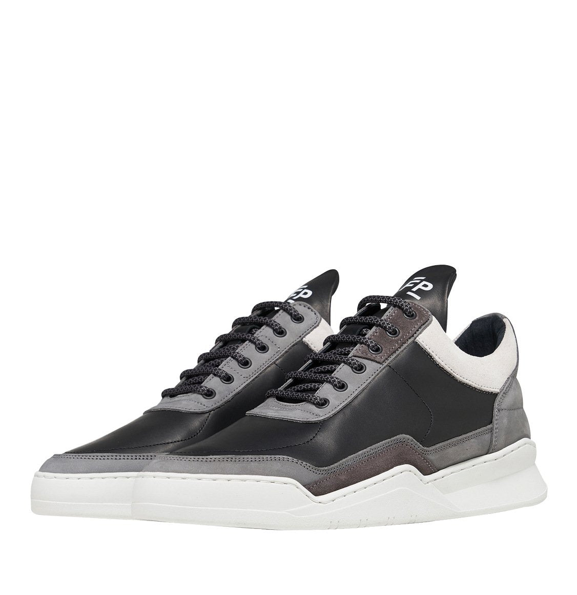 Filling Pieces Low Top Ghost Decon Black