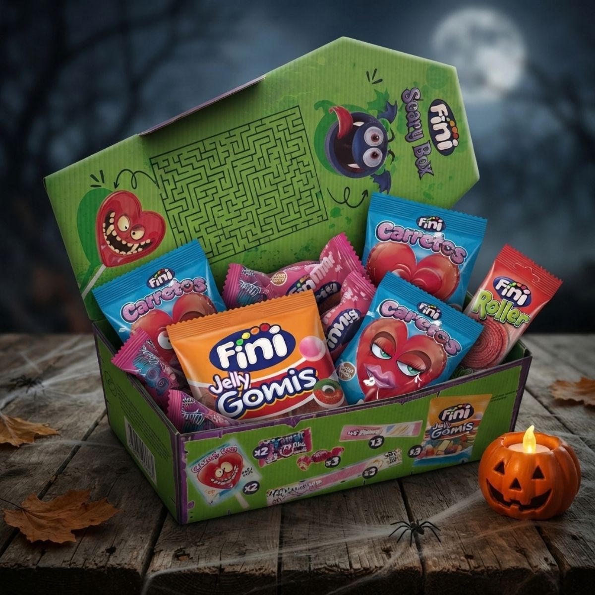 Συλλογή με Ζαχαρωτά Fini Scary Box Halloween Candy Mix