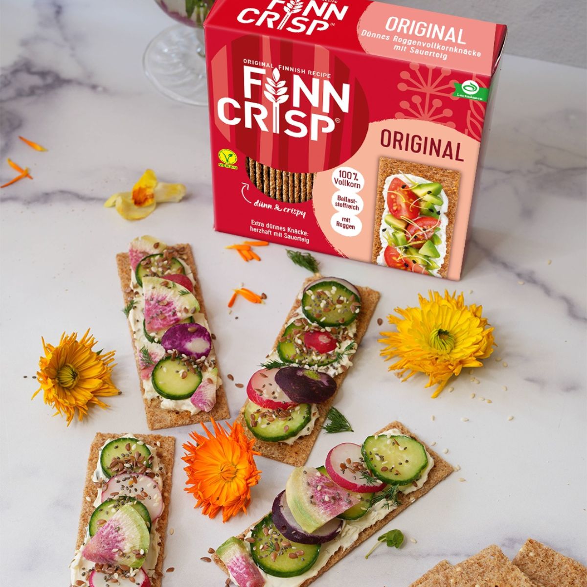 Φρυγανιές Σίκαλης Ολικής Άλεσης Finn Crisp Original