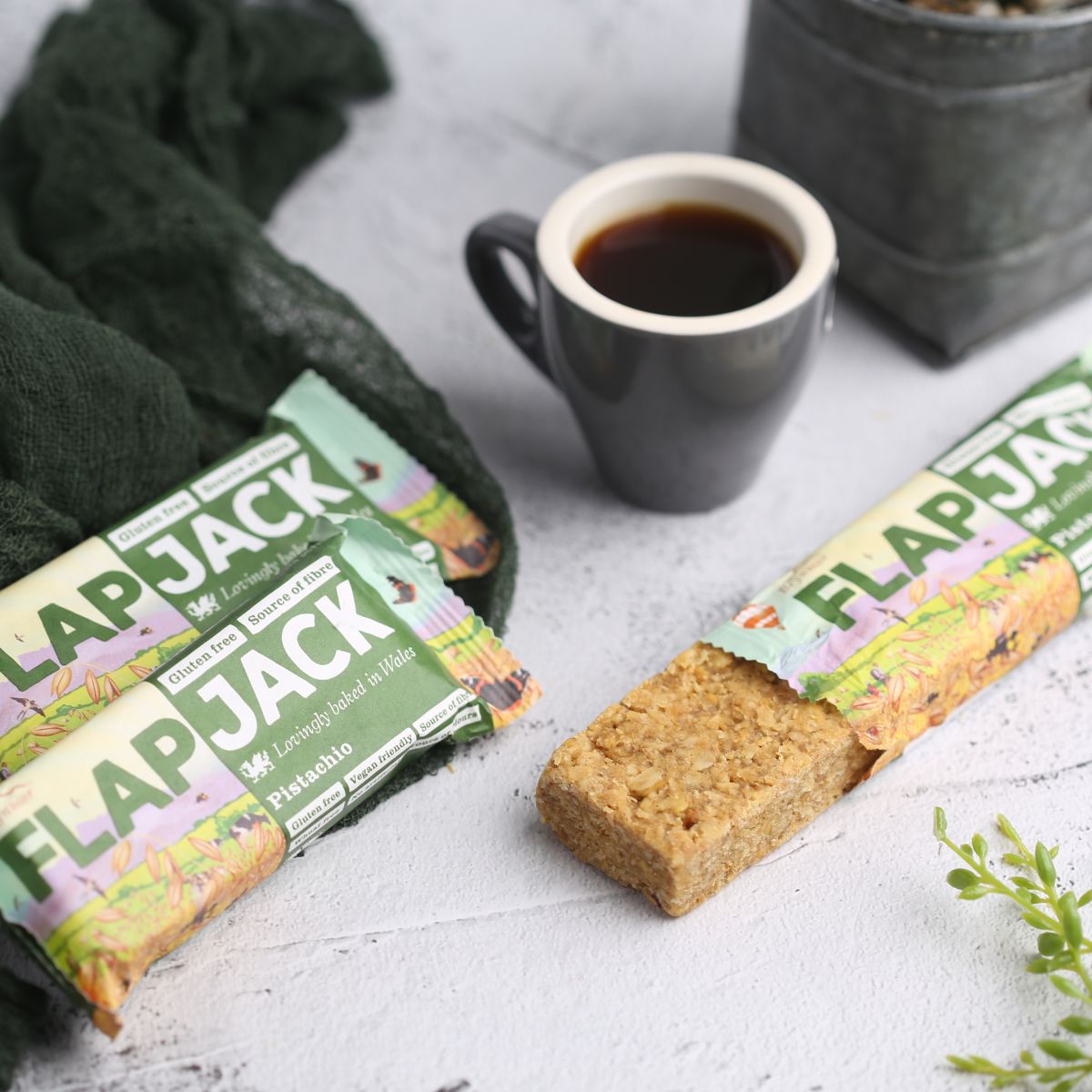 Μπάρα Δημητριακών με Βρώμη και Φυστίκι Flapjack Pistachio
