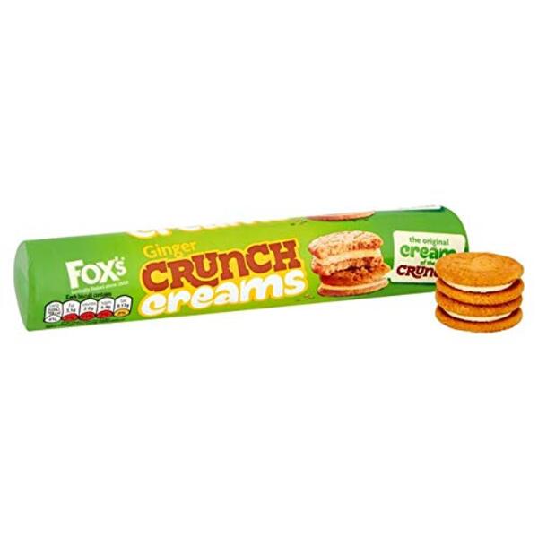 Foxs Favourites Crunch Creams Ginger Oat Biscuits 200g-B