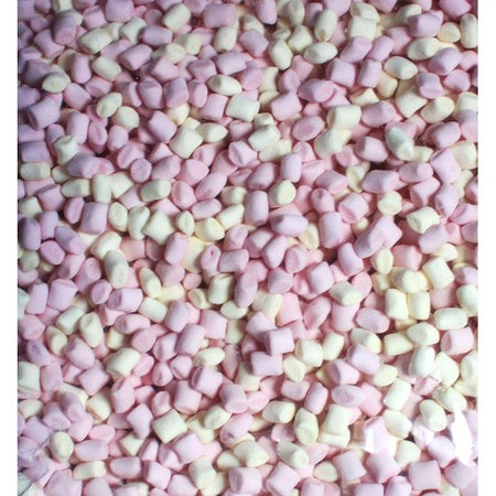 Free From Fellows Mini Pink And White Vanilla Vegan Mallows 105g-B