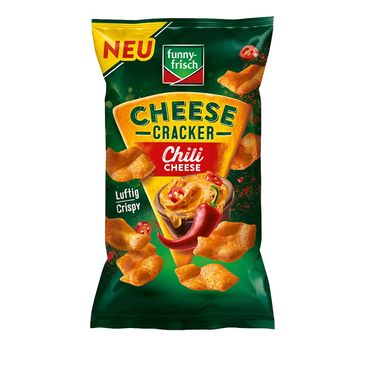 Σνακ Πατάτας με Τσίλι και Τυρί Funny Frisch Cracker Chili Cheese