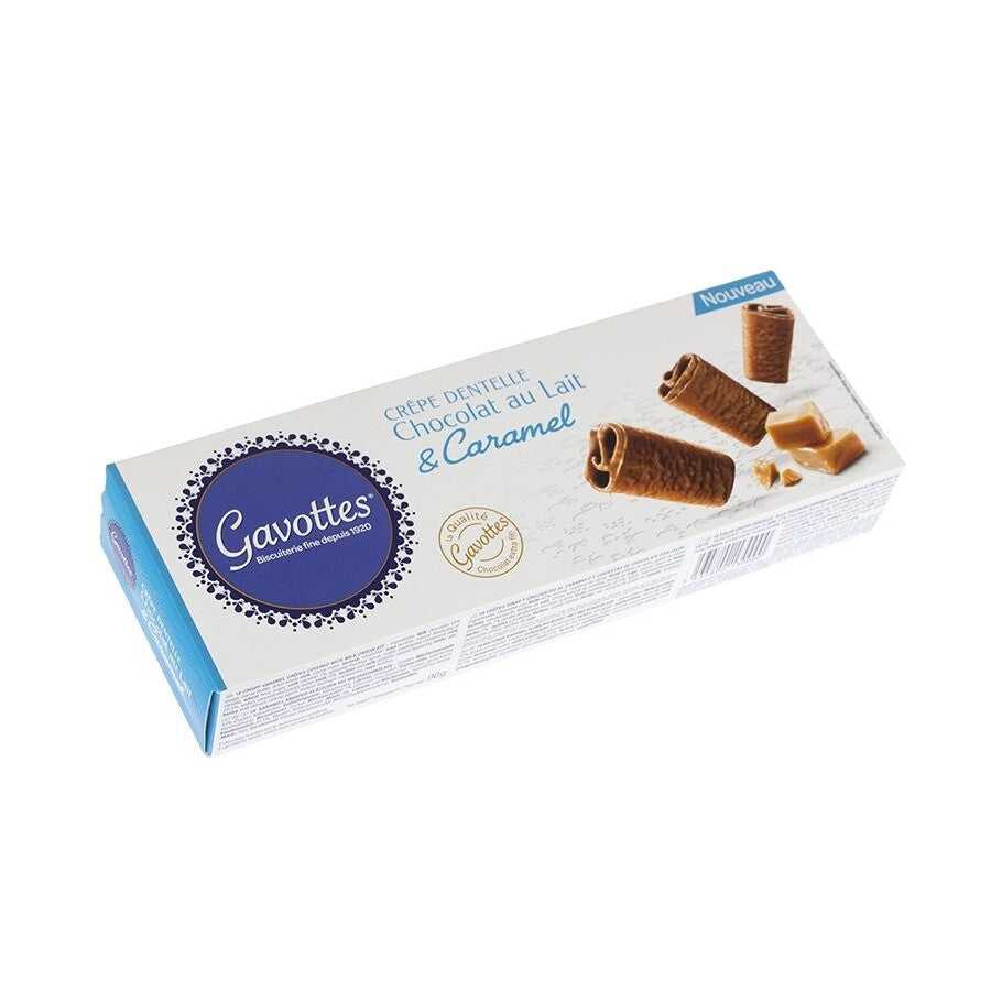 Μπισκότο Κρέπα με Σοκολάτα και Καραμέλα Gavottes Crepe Dentelle Chocolate Caramel 90g