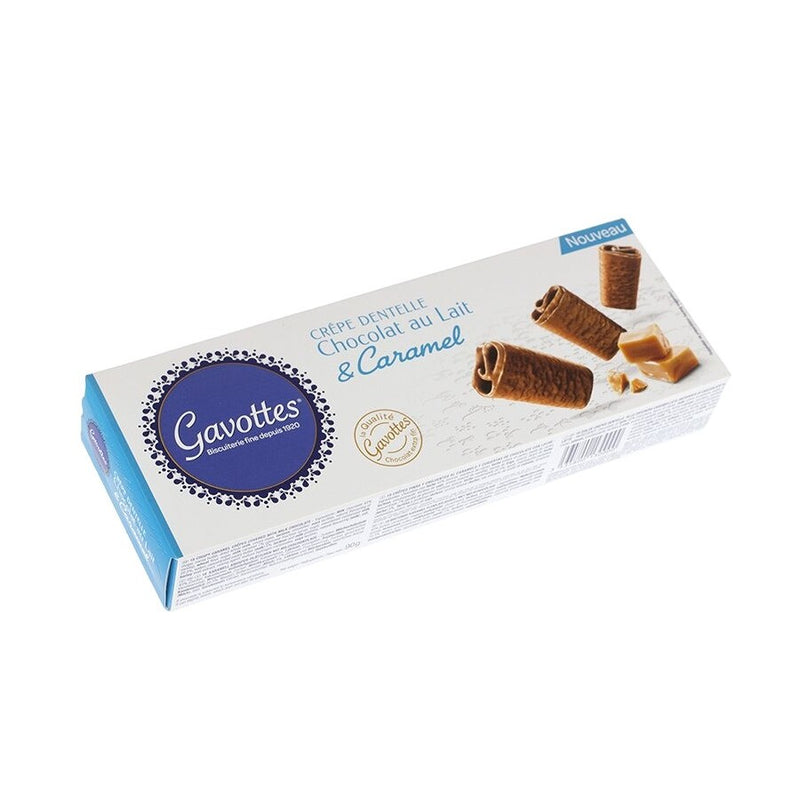 Μπισκότο Κρέπα με Σοκολάτα και Καραμέλα Gavottes Crepe Dentelle Chocolate Caramel 90g