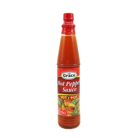 Grace Hot Pepper Sauce Heat Level 8 Very Hot 85ml-A