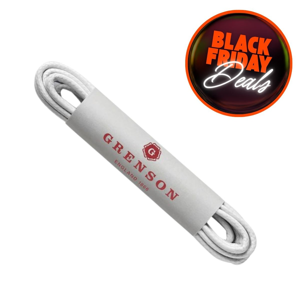 Grenson Shoe Laces Off White