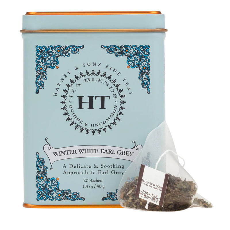 Τσάι Λευκό Harney And Sons Winter White Earl Grey Tea Tin