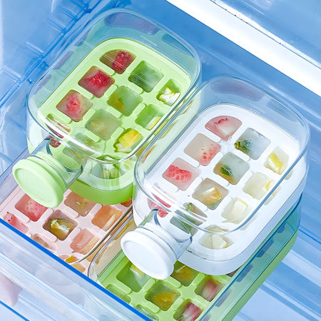 Παγοθήκη και Μπουκάλι Ice Cube Maker and Water Bottle 2 In 1