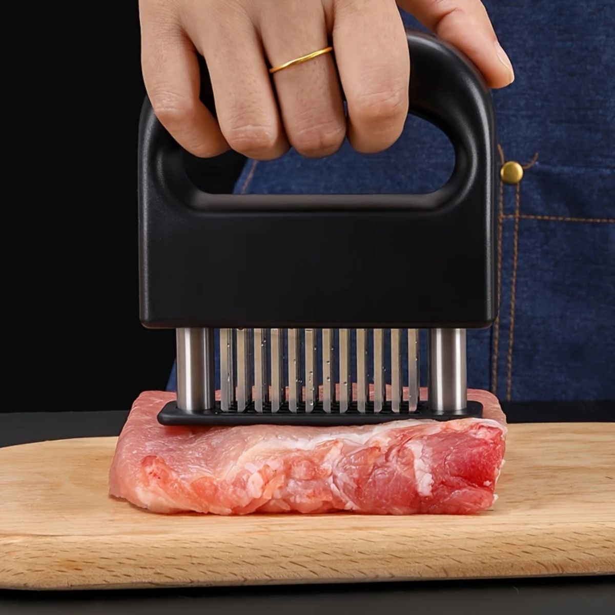 Εργαλείο Τρυφεροποίησης Κρέατος 48 Blade Stainless Steel Meat Tenderizer