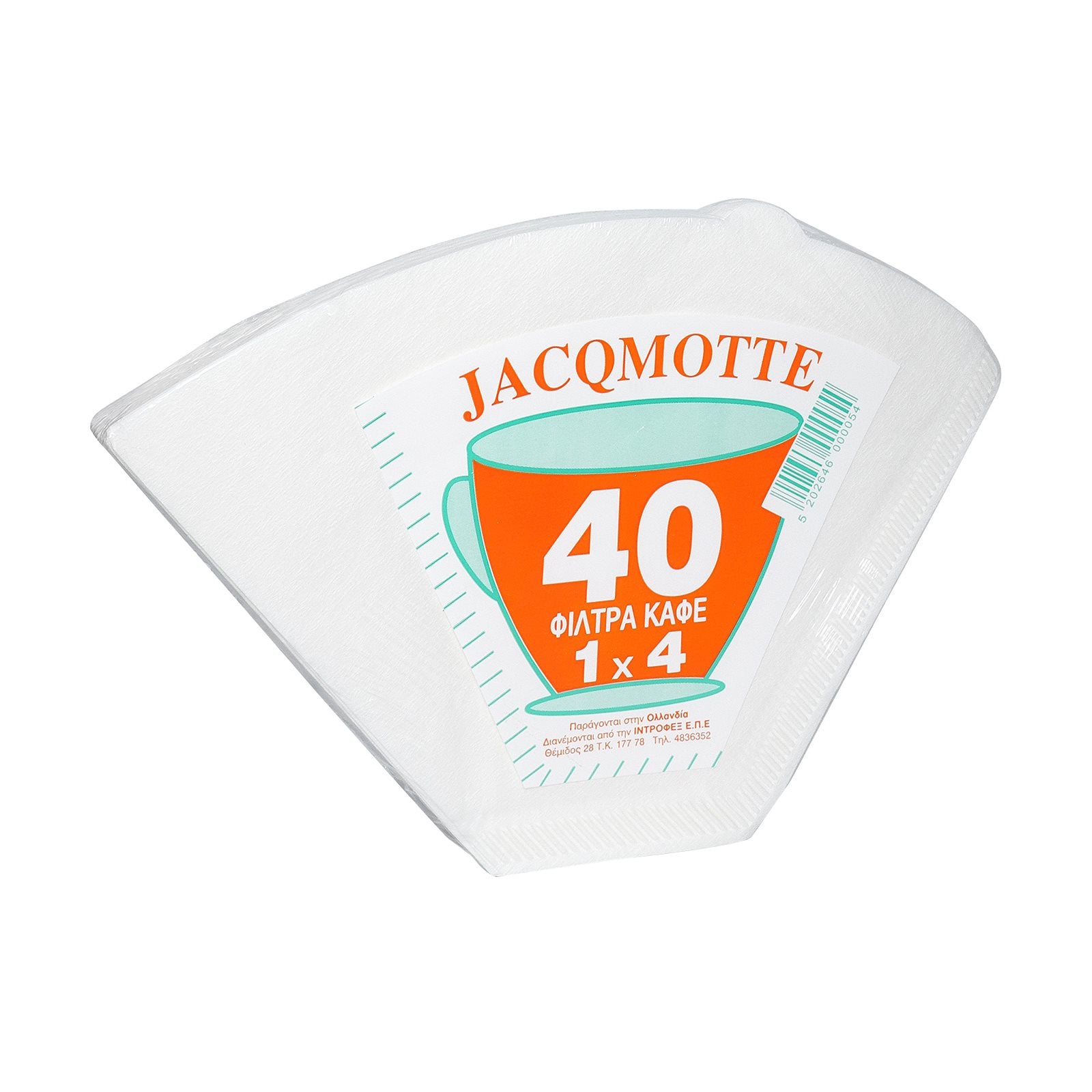 No1x4 Jacqmotte Coffee filters 40pcs-B