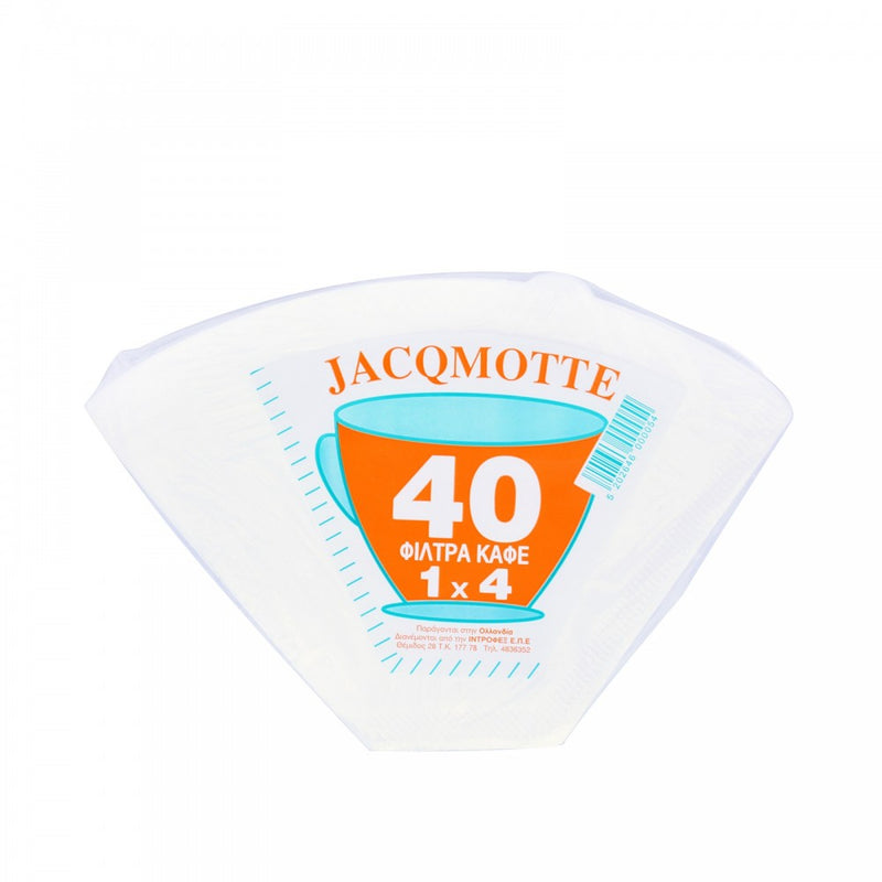 No1x4 Jacqmotte Coffee filters 40pcs