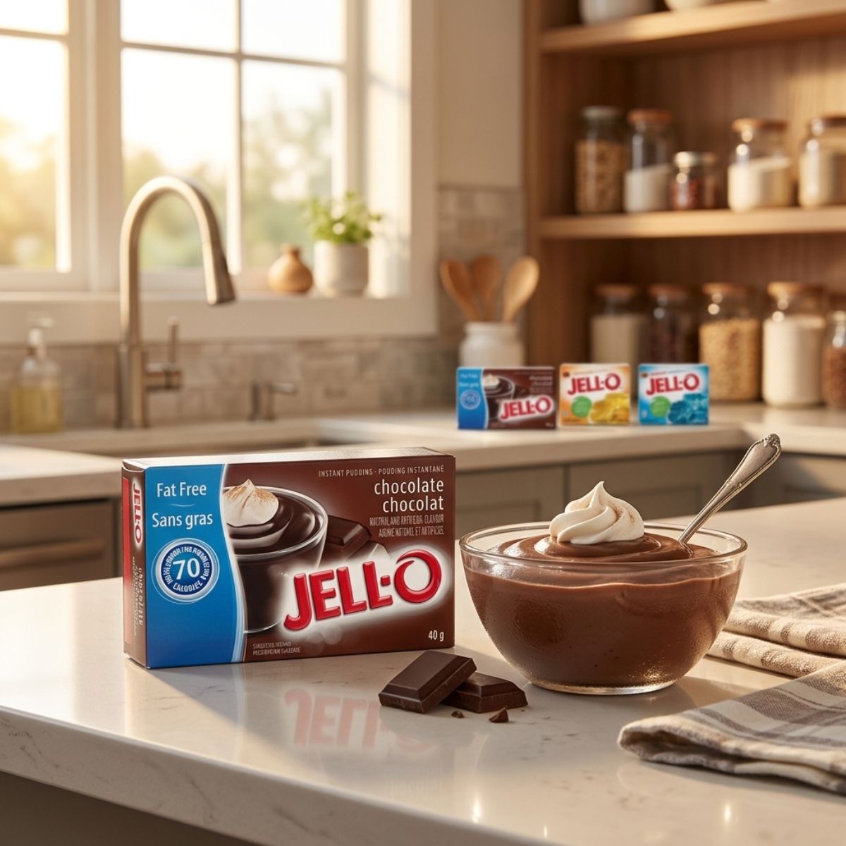 Κρέμα Στιγμής Σοκολάτα Jell-o Fat Free Chocolate Instant Pudding