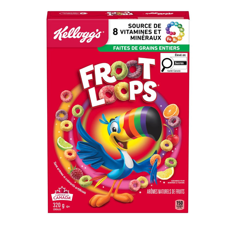 Kelloggs Froot Loops Cereal 320g