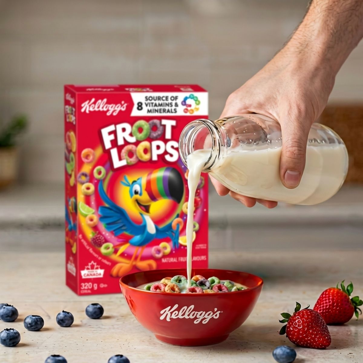 Kelloggs Froot Loops Cereal 320g