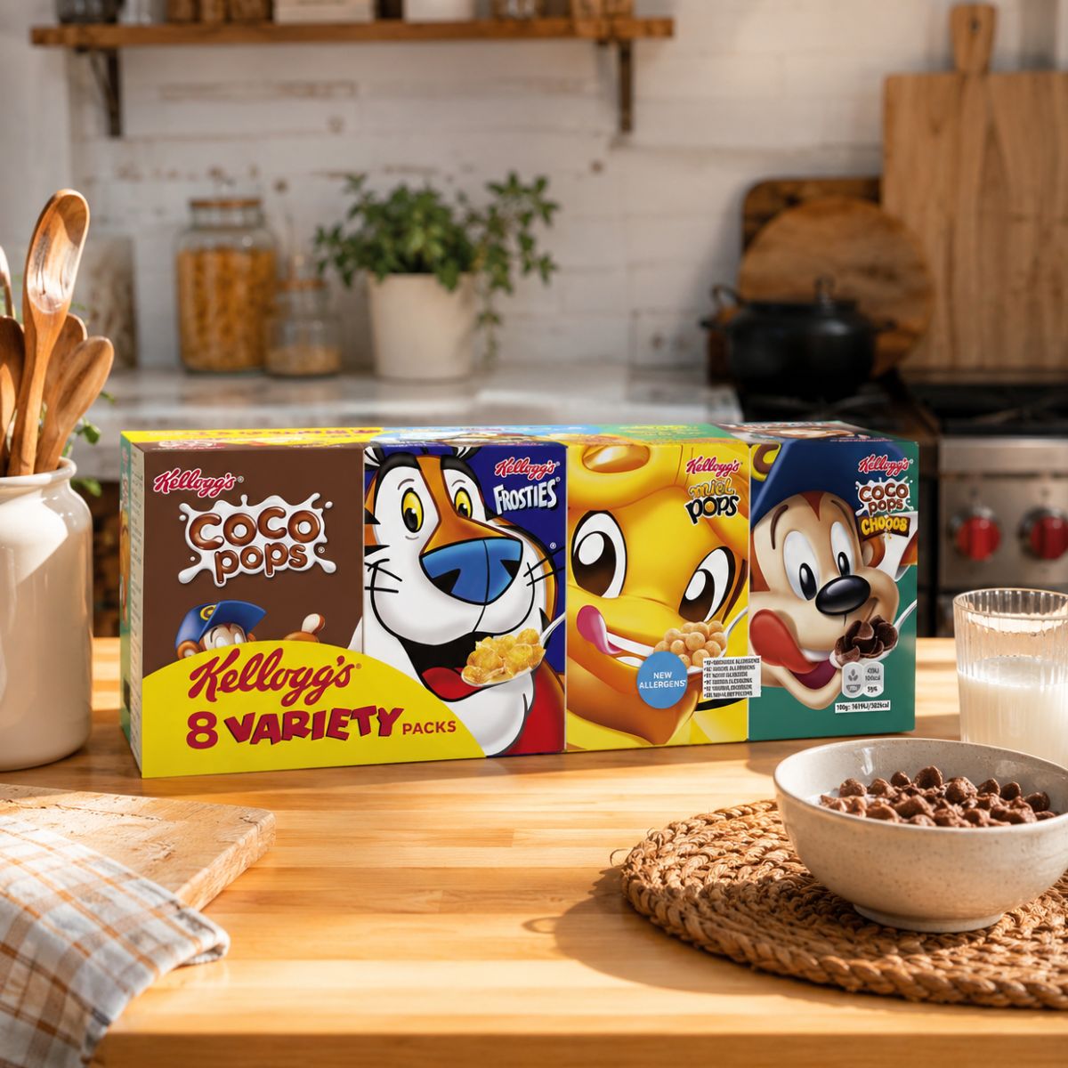 Παιδικά Δημητριακά Ποικιλία Kelloggs Variety | Coco Pops | Frosties | Chocos Coco Pops | Miel Pops