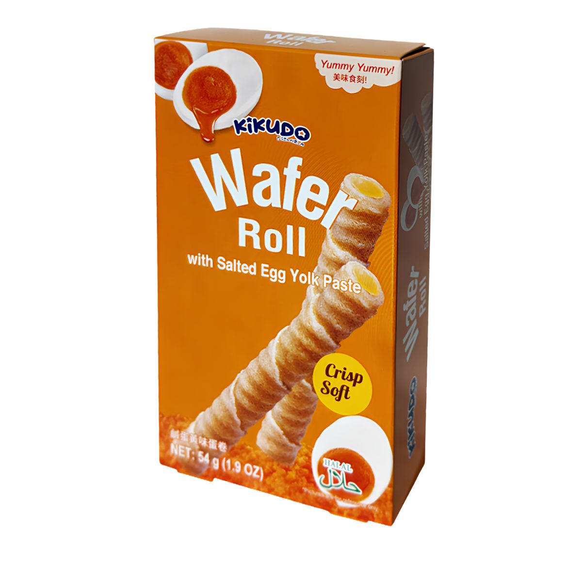 Πουράκια Αλμυρά με Αυγό Kikudo Wafer Roll with Salted Egg Yolk Paste