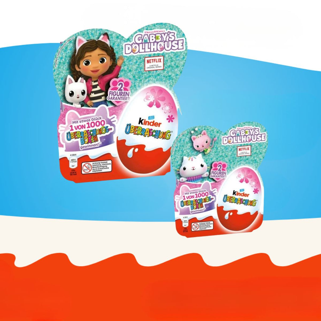 Σοκολατένια Αυγά με Διπλή Έκπληξη Kinder Limited Edition Gabbys Dollhouse Surprise Egg