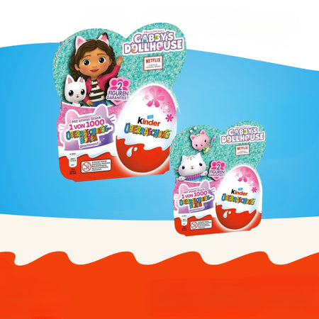 Σοκολατένια Αυγά με Διπλή Έκπληξη Kinder Limited Edition Gabbys Dollhouse Surprise Egg