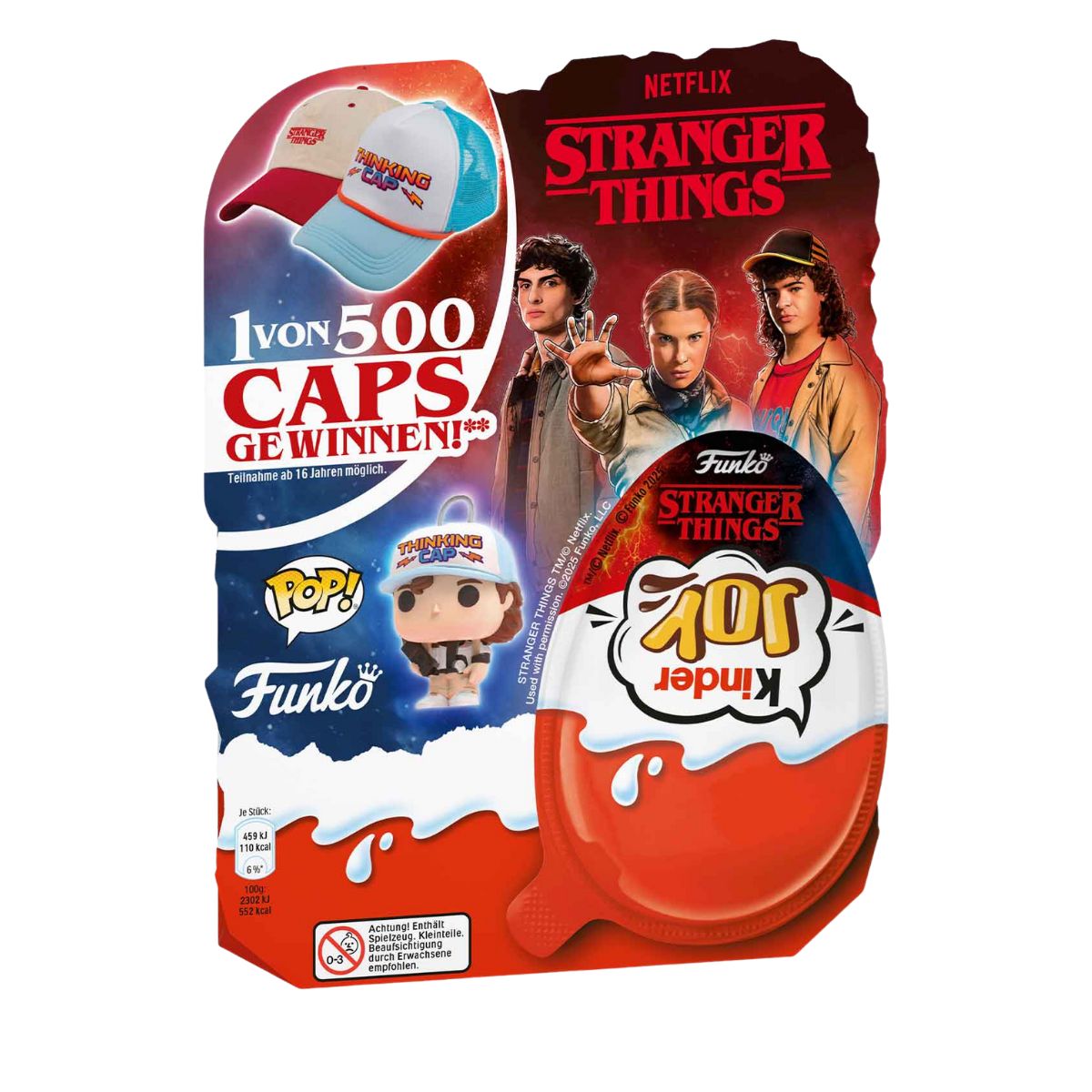 Σοκολατένια Αυγά Kinder Joy Stranger Things Funko Limited Edition Surprise Egg