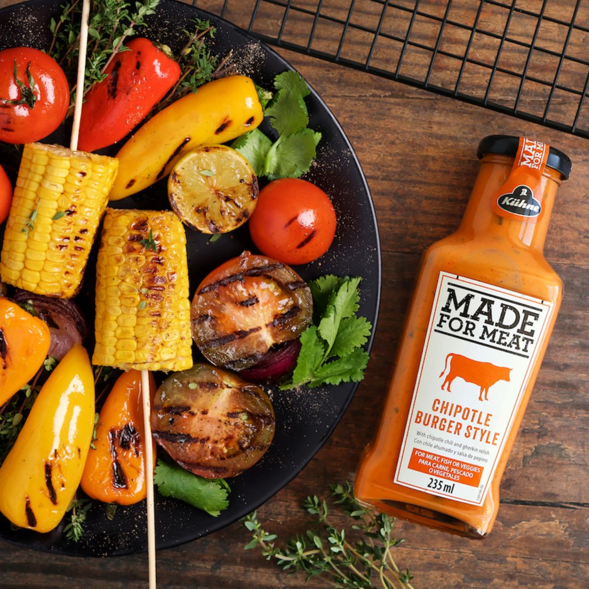 Σάλτσα Kuhne Made For Meat Chipotle Burger Style