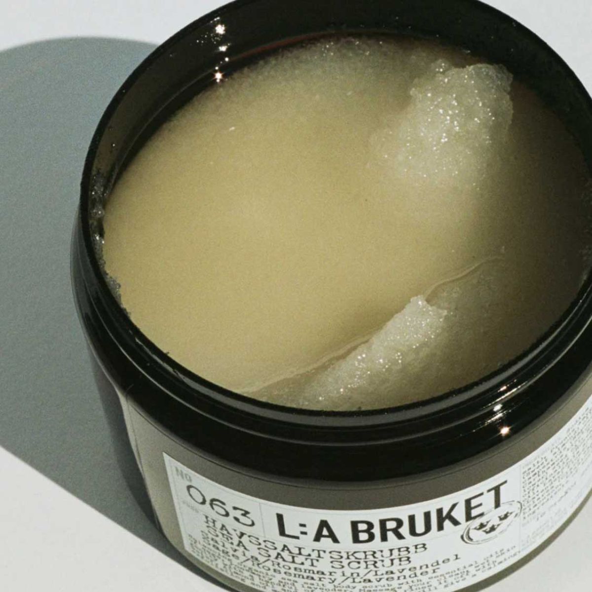 LA Bruket Sea Salt Body Scrub Sage Rosemary and Lavender