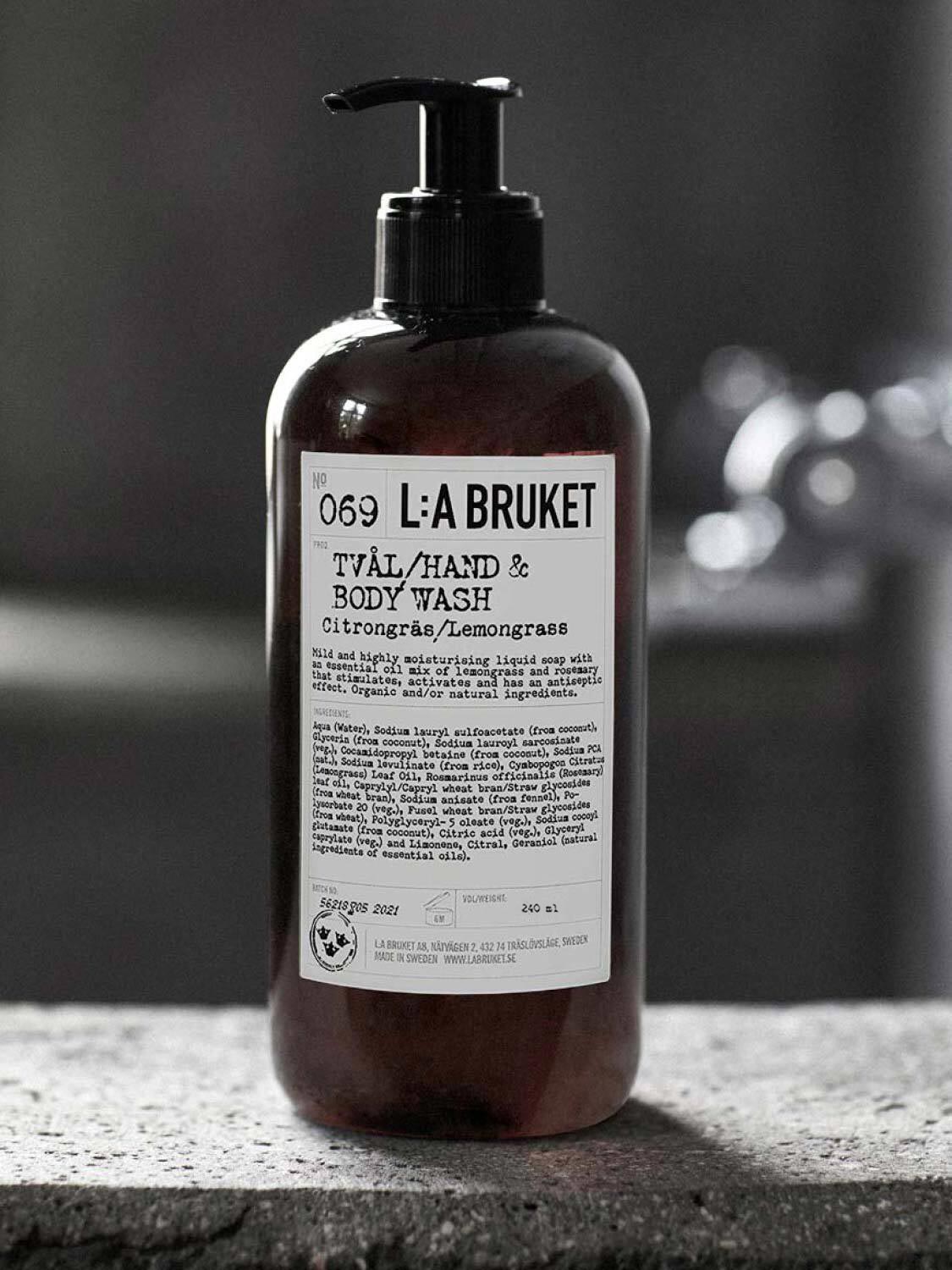 LA Bruket Hand and Body Wash Lemongrass | C