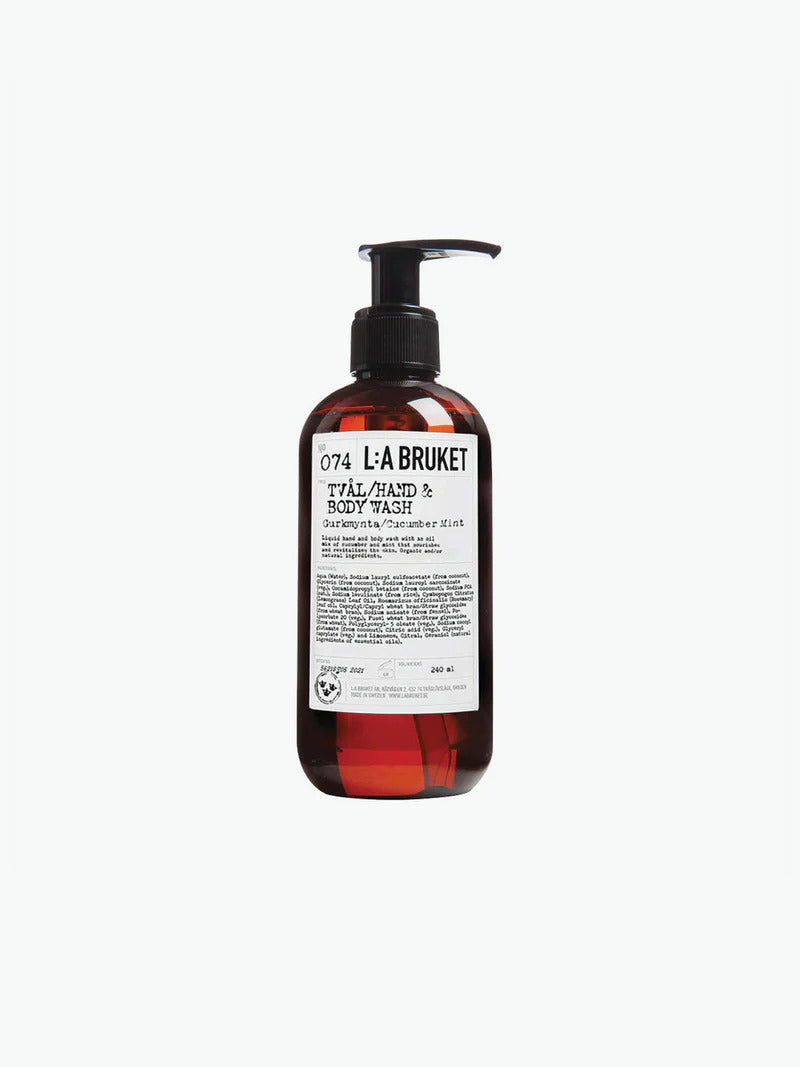 LA Bruket Hand and Body Wash Cucumber and Mint | A
