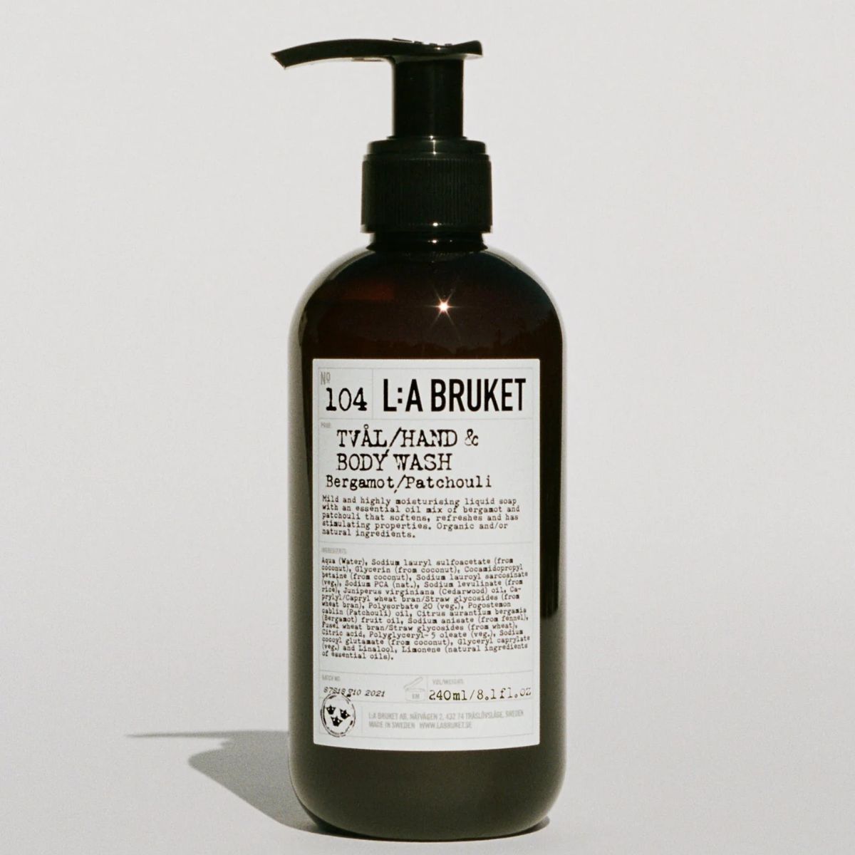 Αφρόλουτρο LA Bruket Body Wash Bergamot and Patchouli