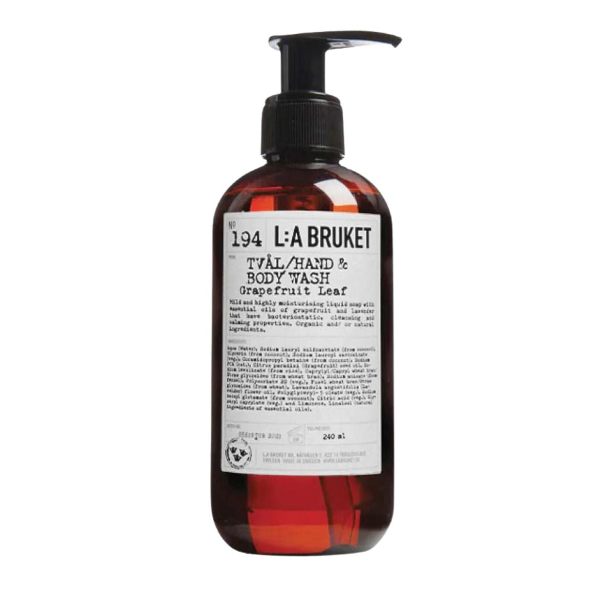 Αφρόλουτρο LA Bruket Body Wash Grapefruit Leaf