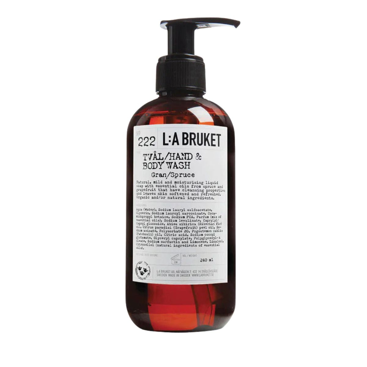 Αφρόλουτρο LA Bruket Body Wash Spruce