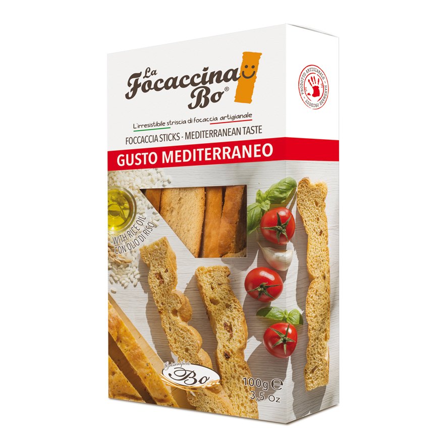 La Focaccina Bo Gusto Mediterraneo 100g-A