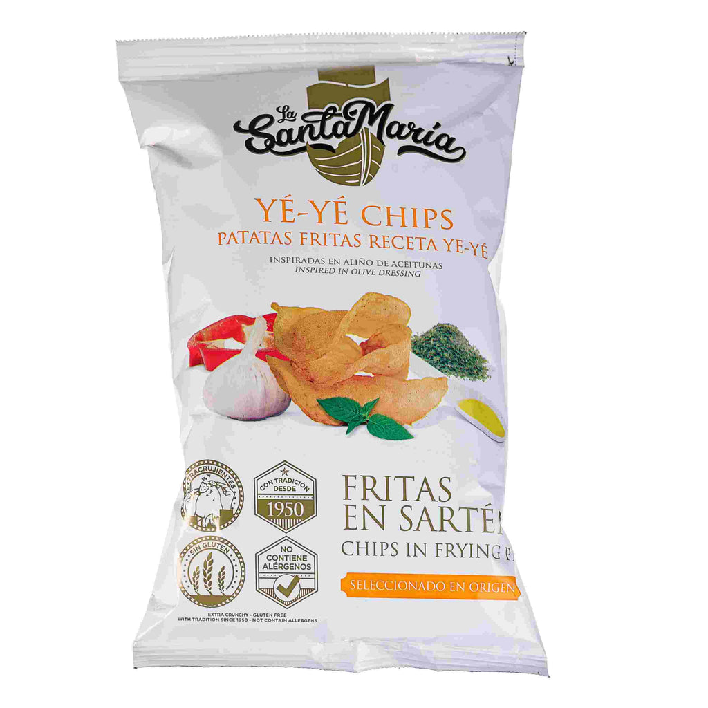 Πατατάκια La Santamaria Ye Ye Potato Chips 130g