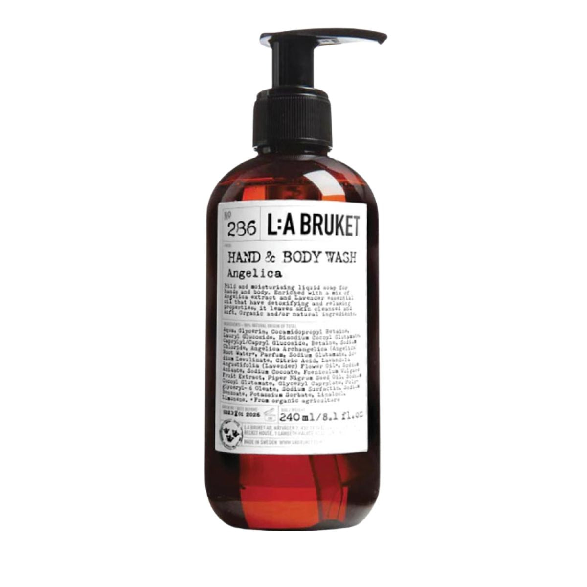 Αφρόλουτρο LA Bruket Body Wash Angelica and Lavender